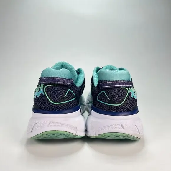 Hoka One One Clifton 3 Navy Blue Teal Shoes 1012045 MBSBD Womens Sz 11 Men's 9.5 - Picture 5 of 11